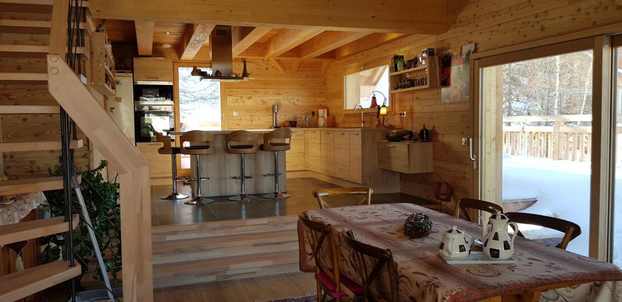 Chalet 19 Personnes Le Petit Mozart Villa Les Orres Eksteriør bilde